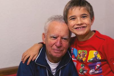 grand-père et son petit-fils