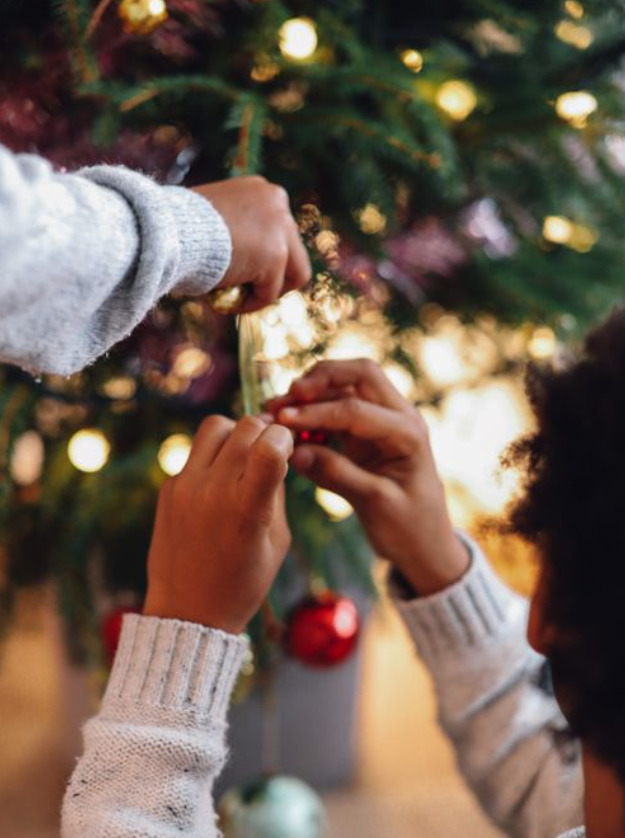 Pendant
que les autres sont en train de fêter dehors, vous êtes venus nous voir sapin de Noël